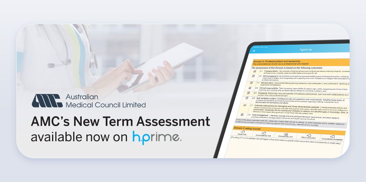 AMC's New Term Assessment available now on h.prime