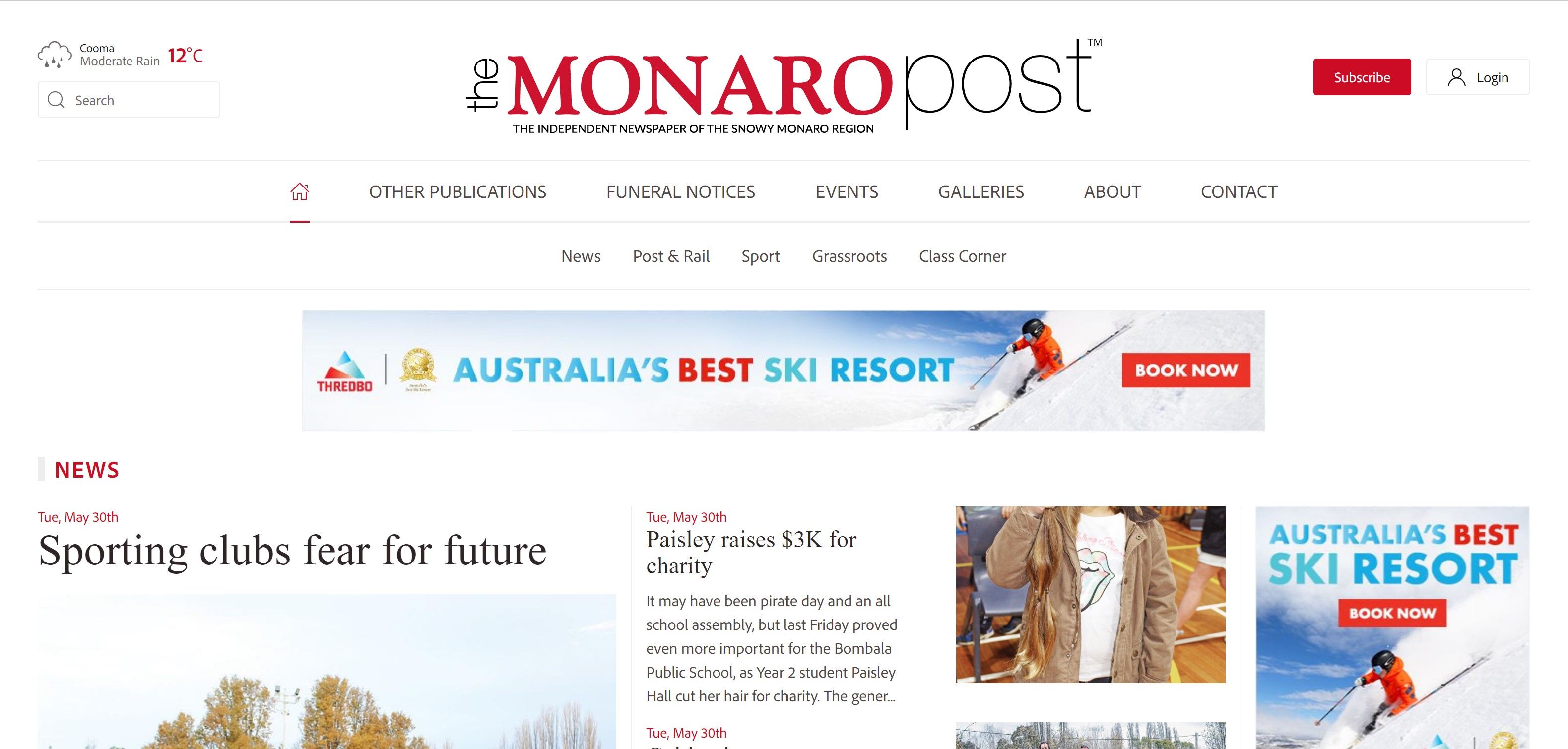 monaro post website